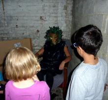 Role-playing in the castle cellars